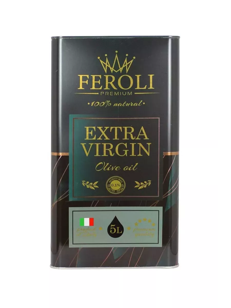 

Оливковое масло Fioreli Extra Virgin для салатов, 5л, Fioreli-ExtraVirgin-5л-1шт