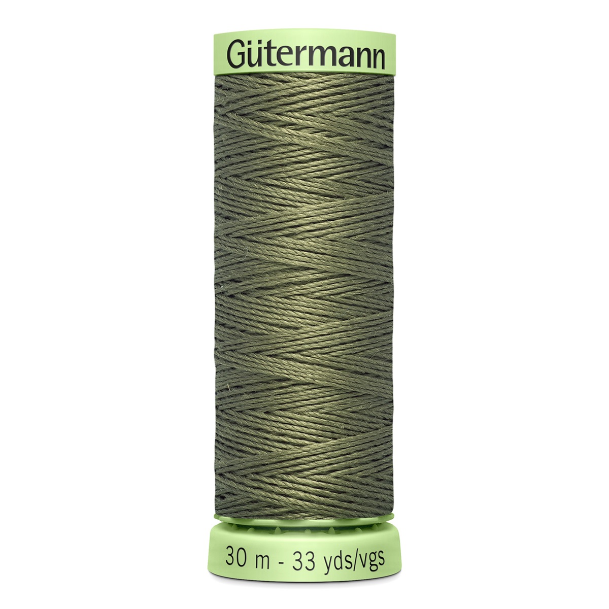 фото Нить gutermann top stitch, 744506, для отстрочки, 30м (825 золотисто-оливковый), 5 шт guetermann