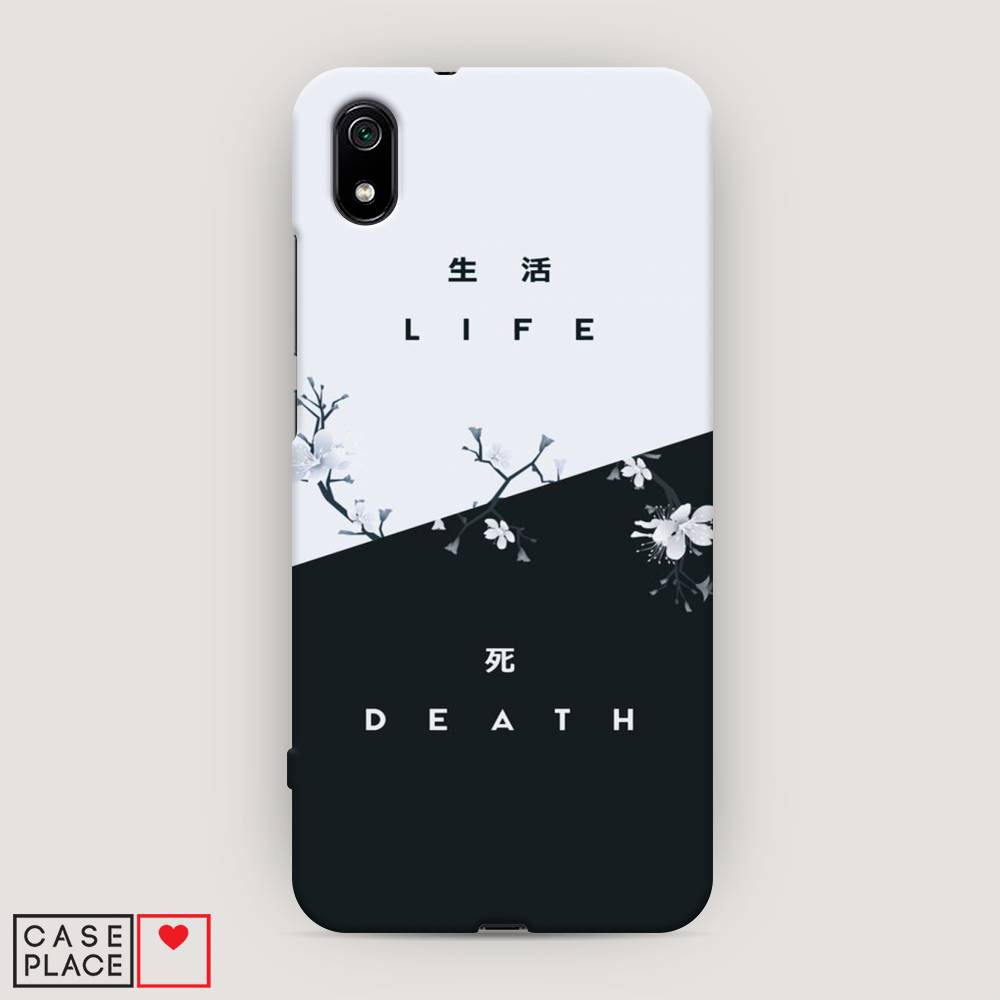 фото Пластиковый чехол "life and death" на xiaomi redmi 7a awog