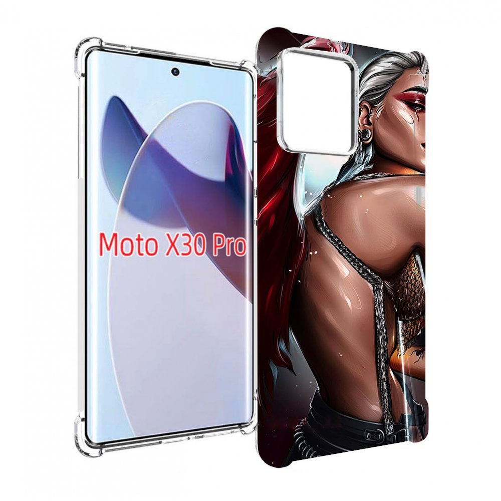

Чехол MyPads девушка-с-крыльями женский для Motorola Moto X30 Pro, Прозрачный, Tocco