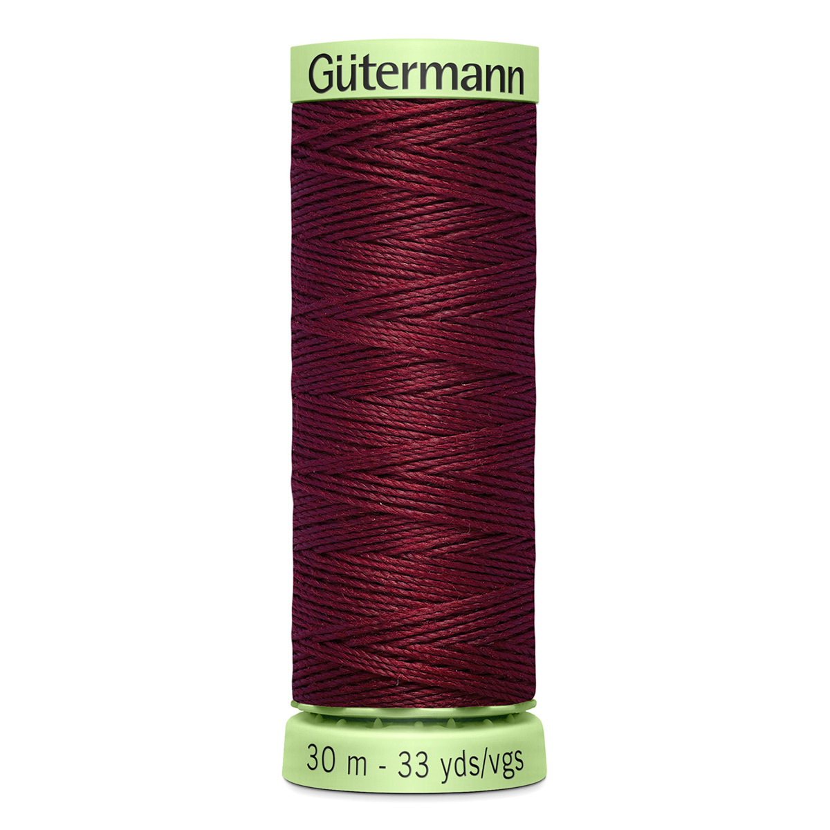 Нить Gutermann Top Stitch, 744506, для отстрочки, 30м (369 винный), 5 шт