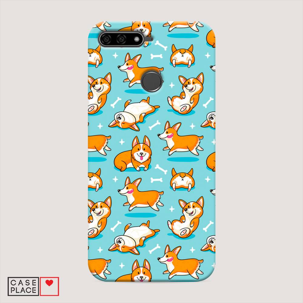 

Чехол Awog "Веселые корги" для Huawei Y6 Prime 2018, 65720-1
