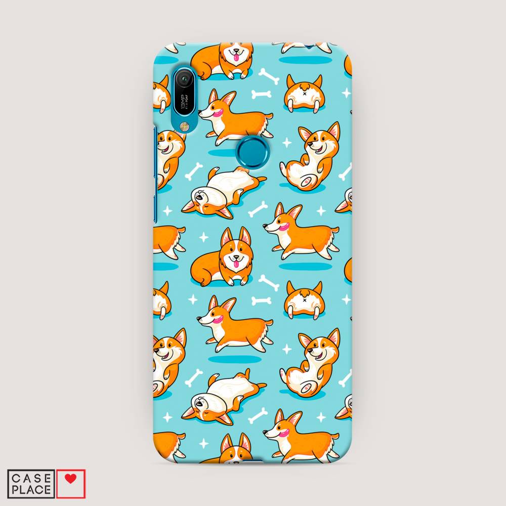 

Чехол Awog "Веселые корги" для Huawei Y6 2019