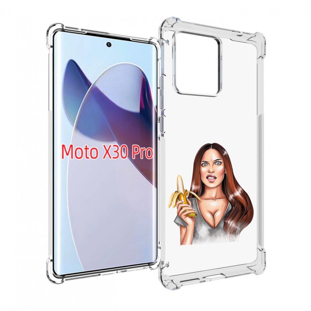 

Чехол MyPads девушка-с-бананом для Motorola Moto X30 Pro, Прозрачный, Tocco
