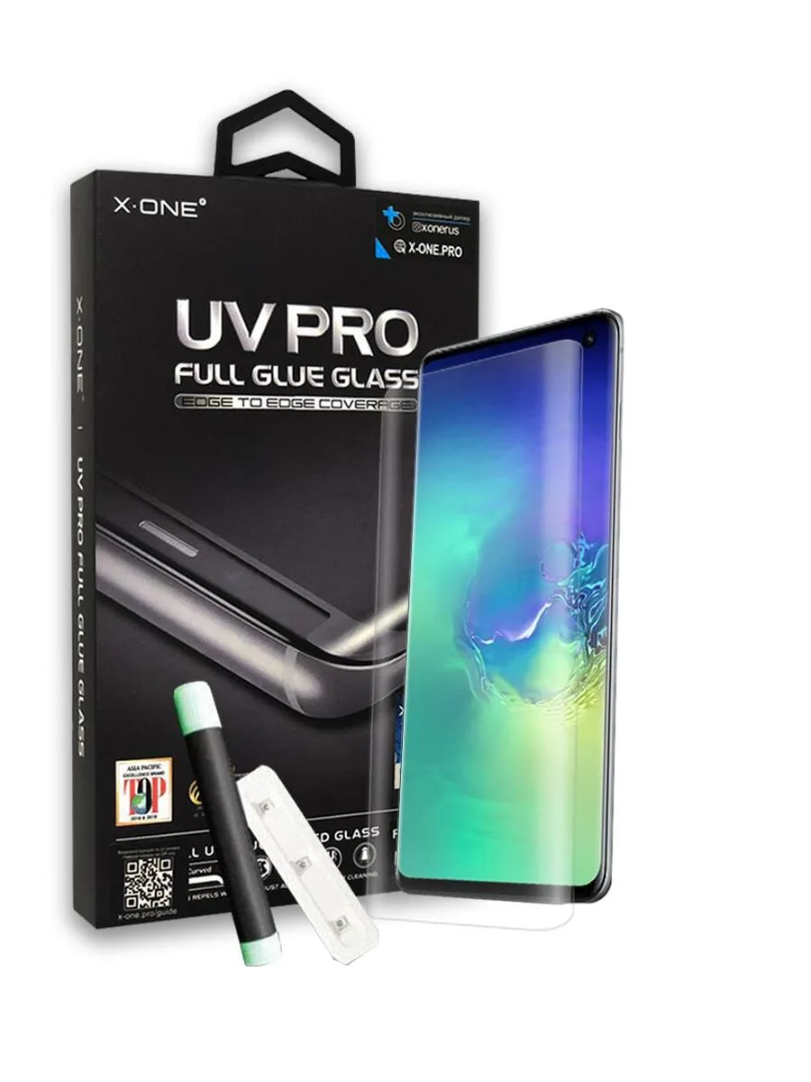 

Защитное стекло для Galaxy S10+ X-ONE UV PRO