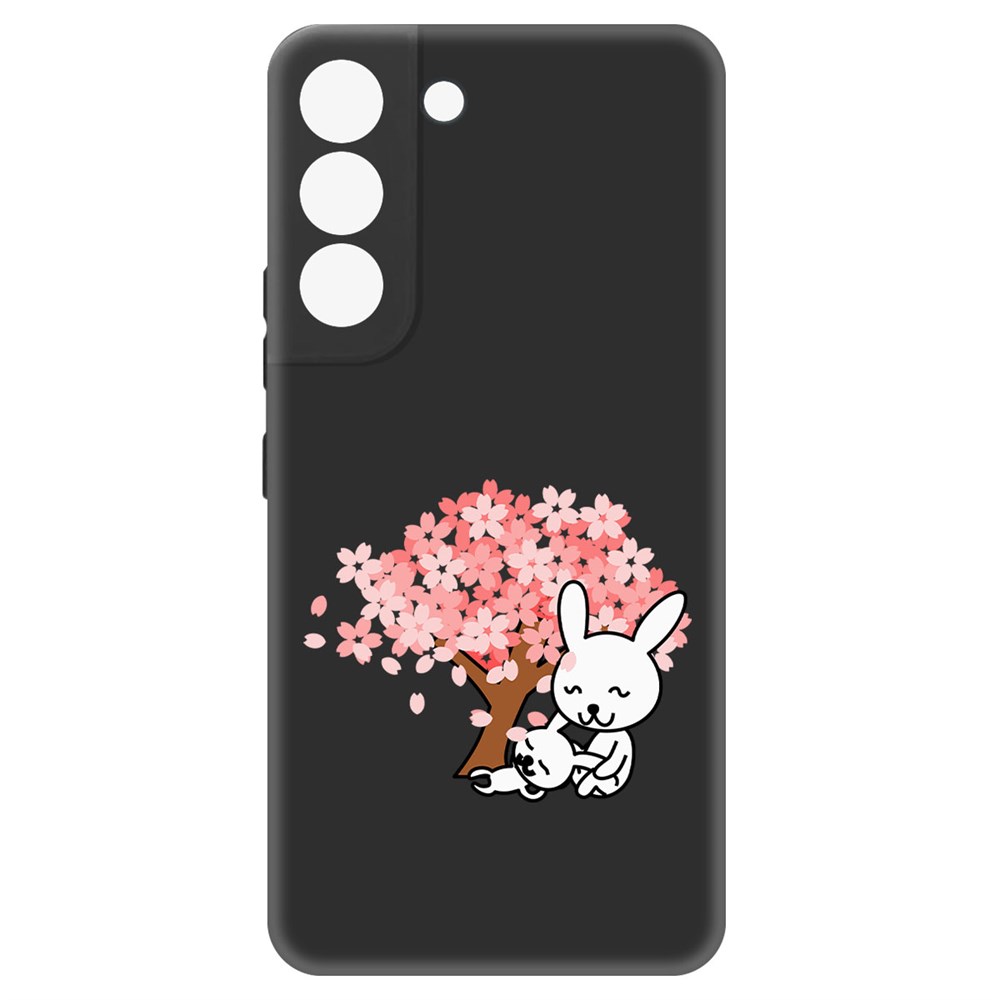 Чехол-накладка Софт Кролики для Samsung Galaxy S22