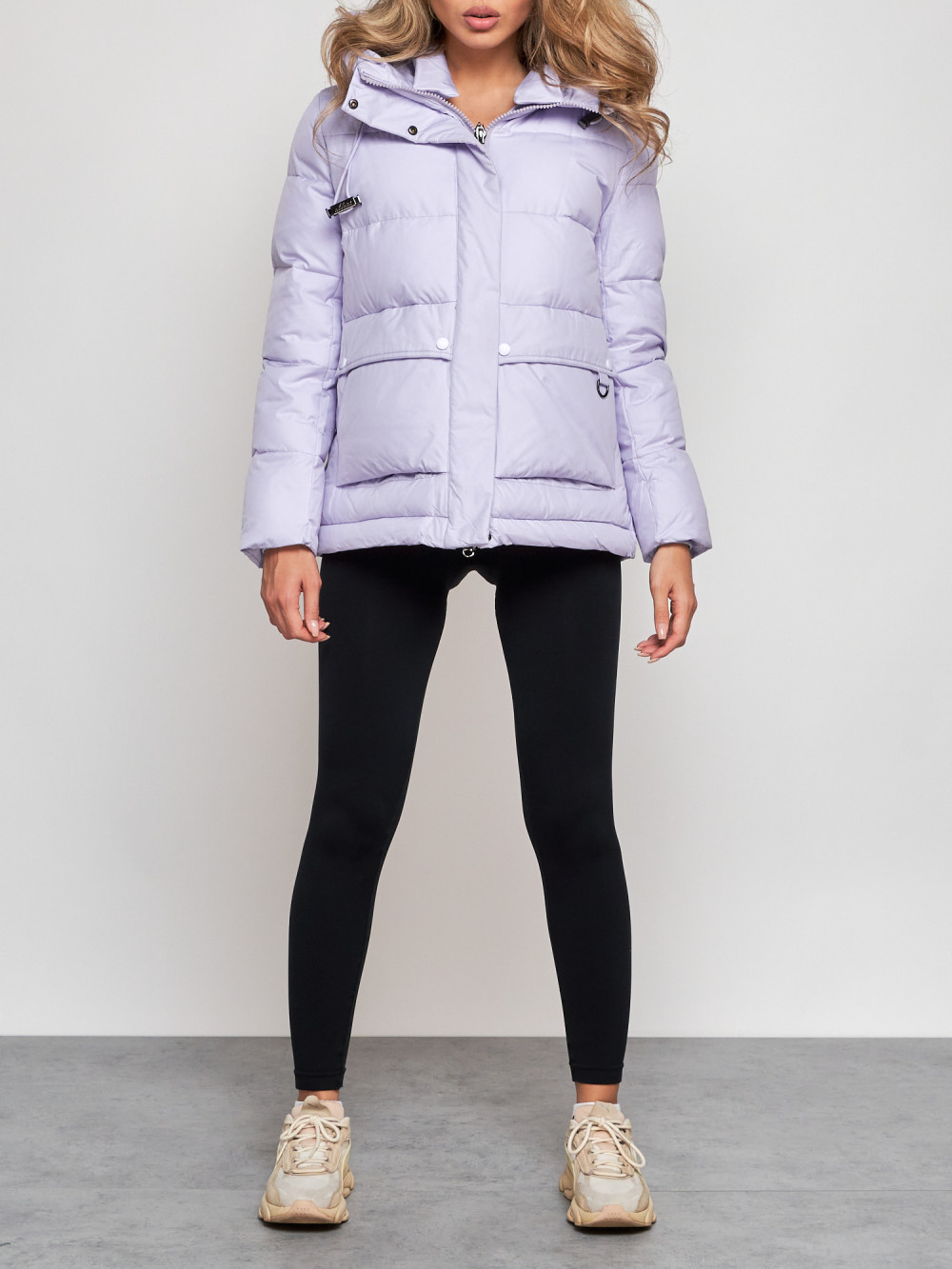 Куртка женская AD52303 фиолетовая XL
