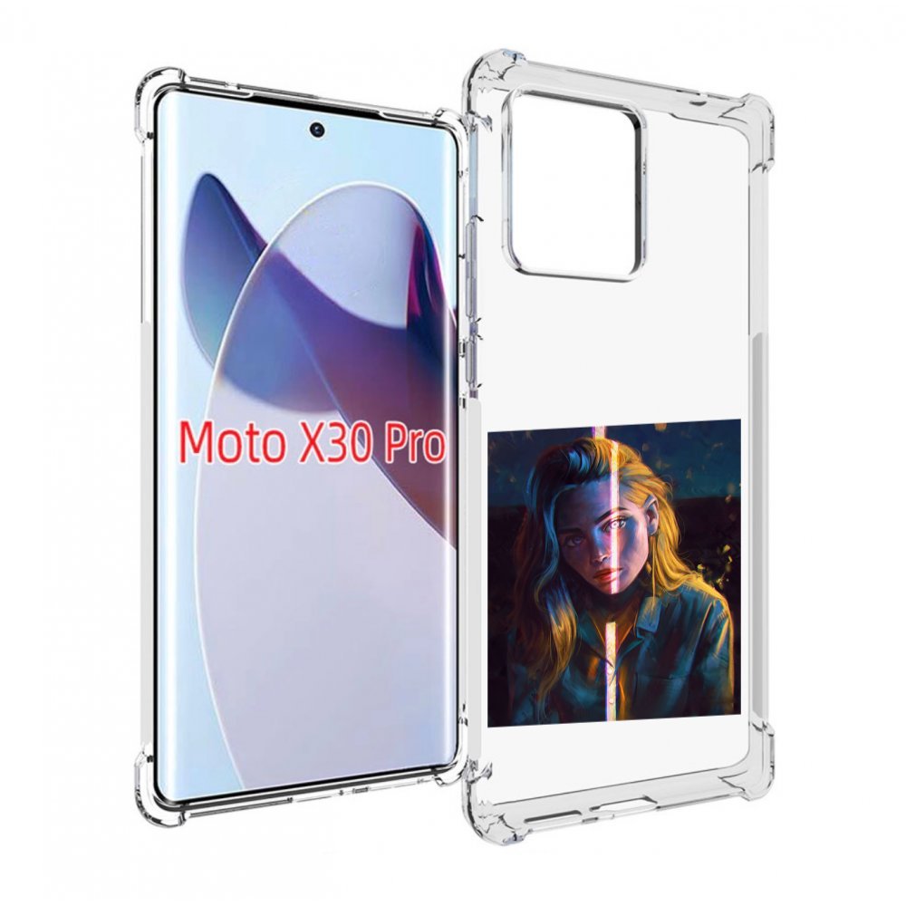 

Чехол MyPads девушка-в-тени для Motorola Moto X30 Pro, Прозрачный, Tocco