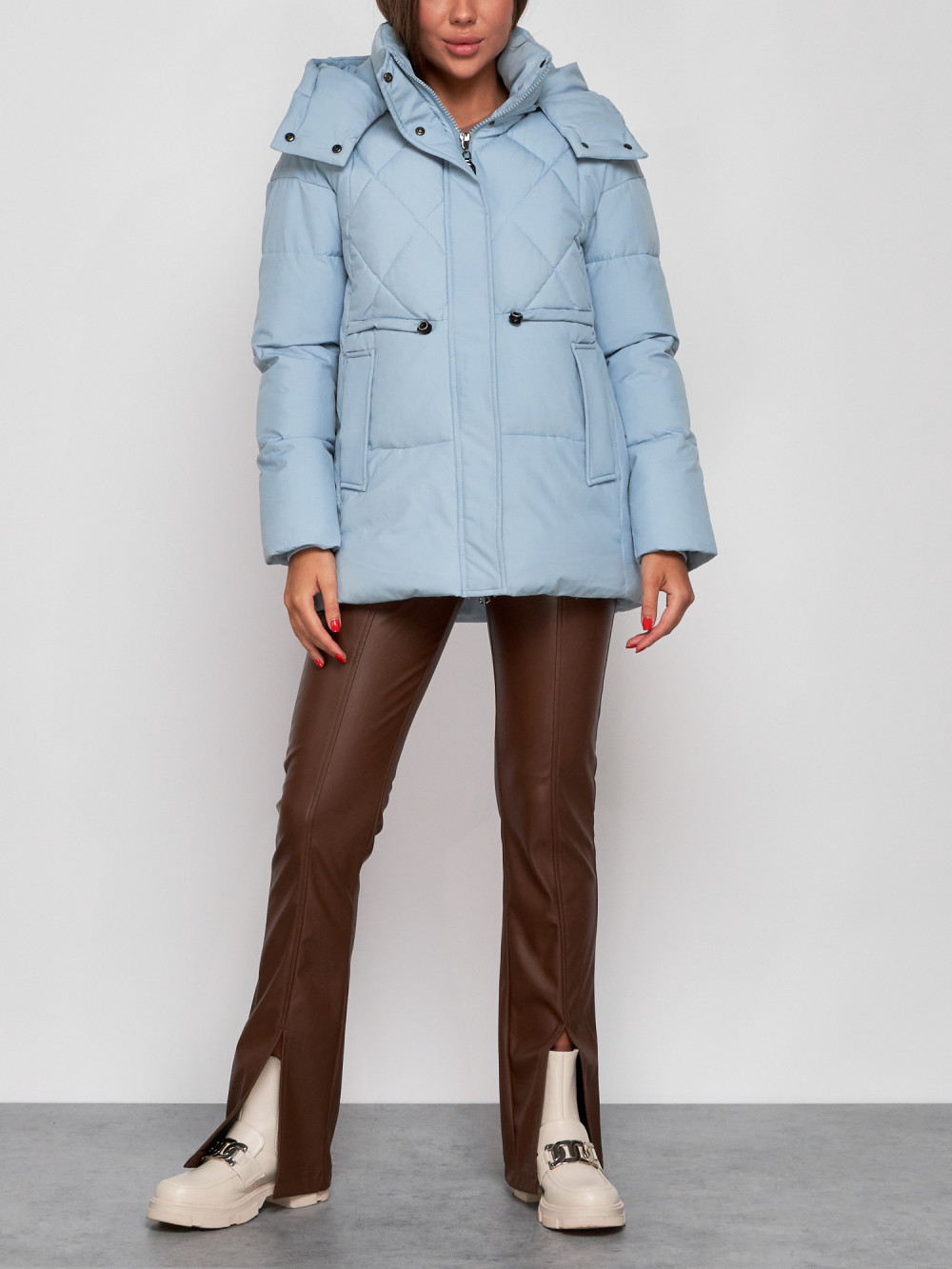 Куртка женская AD52302 голубая XL