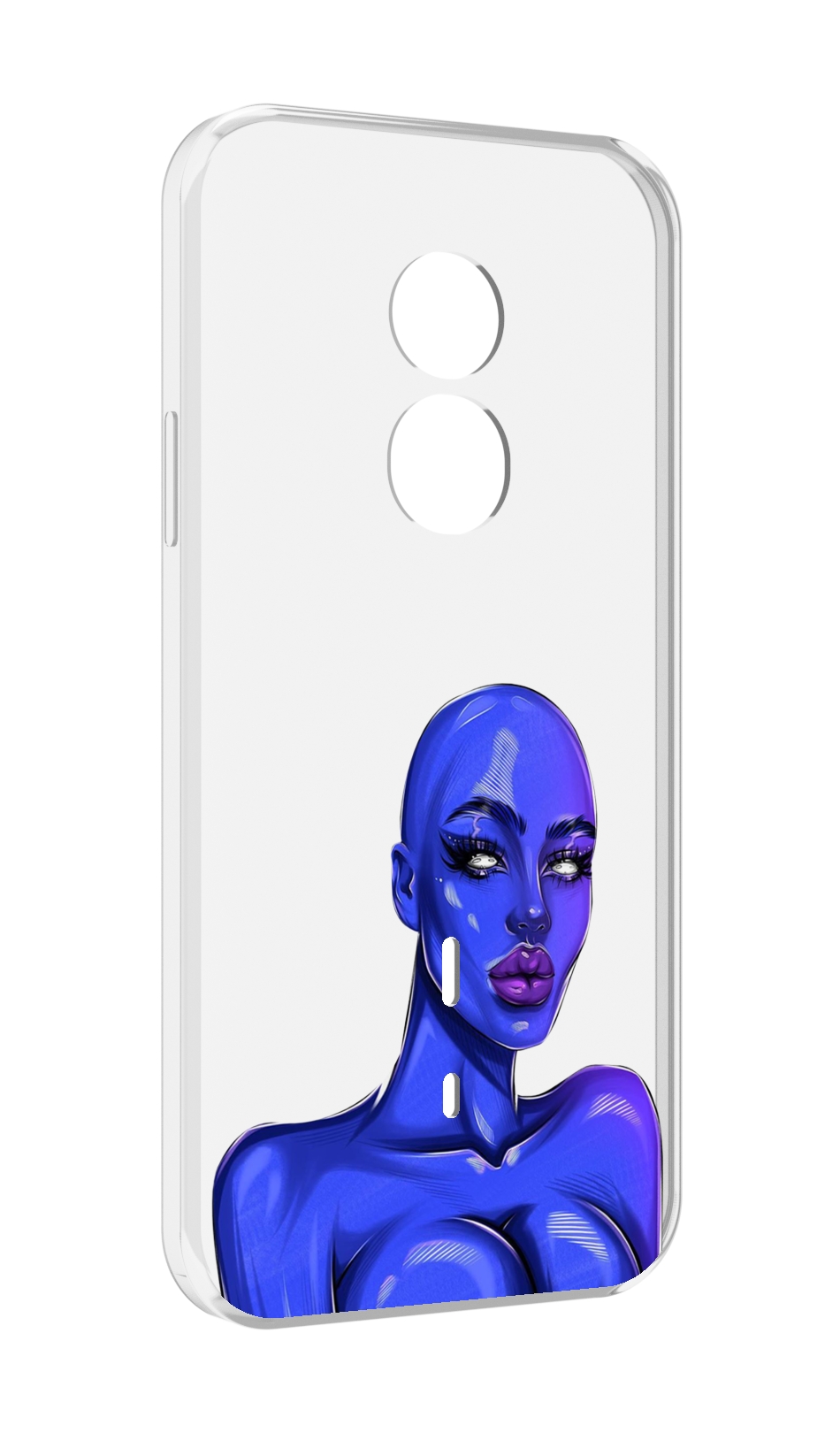 

Чехол MyPads инопланетянка для Doogee S51, Прозрачный, Tocco