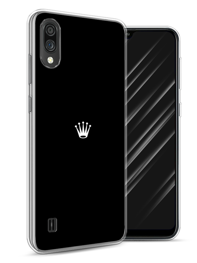 

Чехол Awog на ZTE Blade A5 (2020) / ЗТЕ Блэйд A5 (2020) "Белая корона на черном фоне", Разноцветный, 134950-7