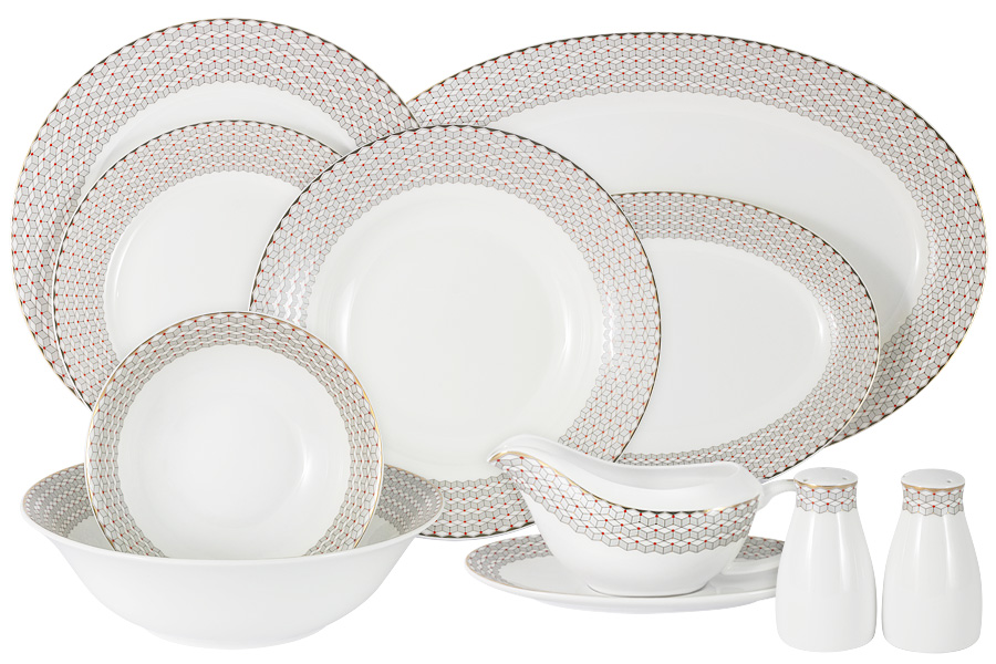 

Обеденный на 6 персон 27 предметов сервиз Anna Lafarg Скандинавия фарфор AL-18614_27-E5_