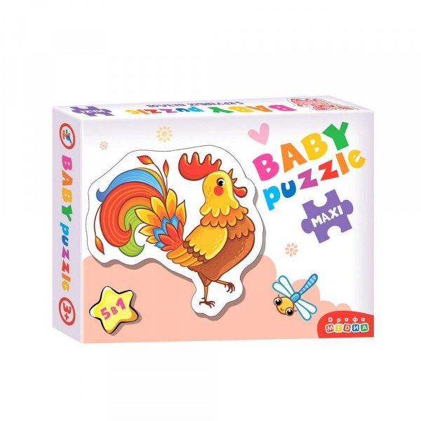 

Пазлы Дрофа-Медиа Пазл «В деревне» 5 в 1 Baby Puzzle, Дрофа-Медиа