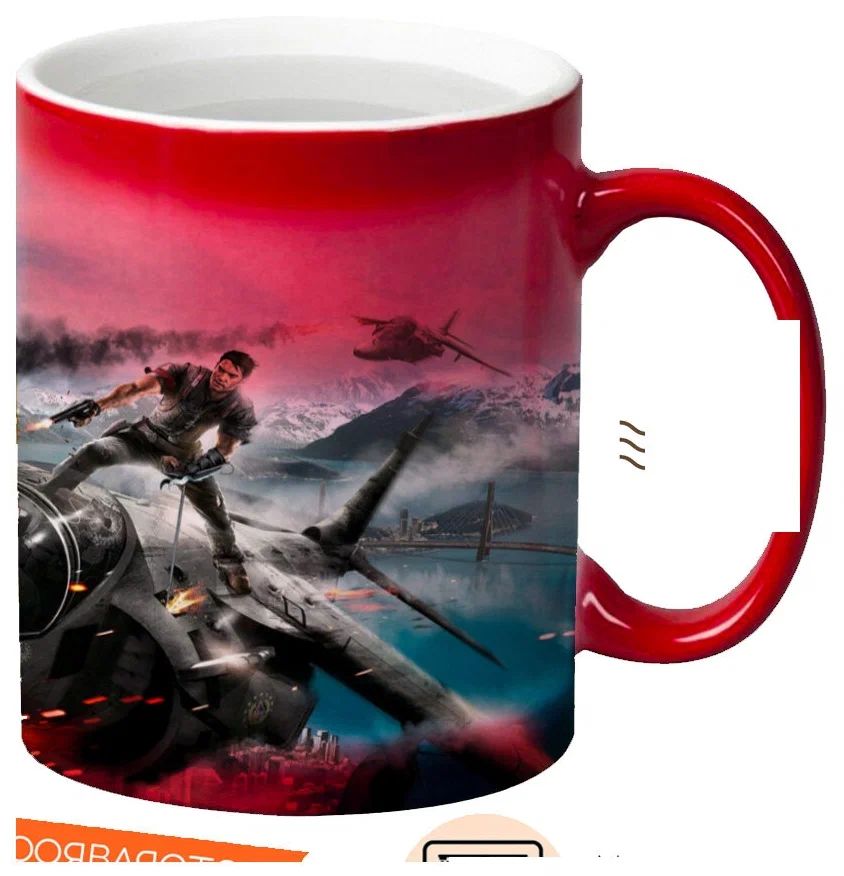 

Кружка CoolPodarok just cause 2 На крыше самолёта