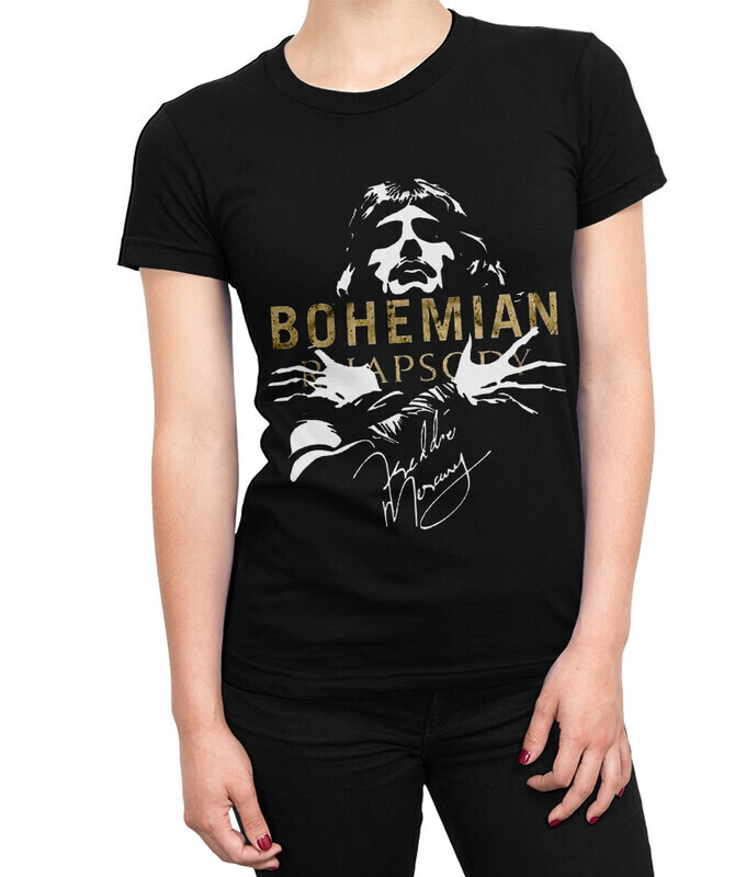 

Футболка женская Dream Shirts Queen - Bohemian Rhapsody 1000707-1 черная S, Черный, Queen - Bohemian Rhapsody 1000707-1