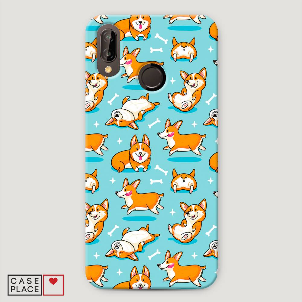 

Чехол Awog "Веселые корги" для Huawei Nova 3E, 65620-1
