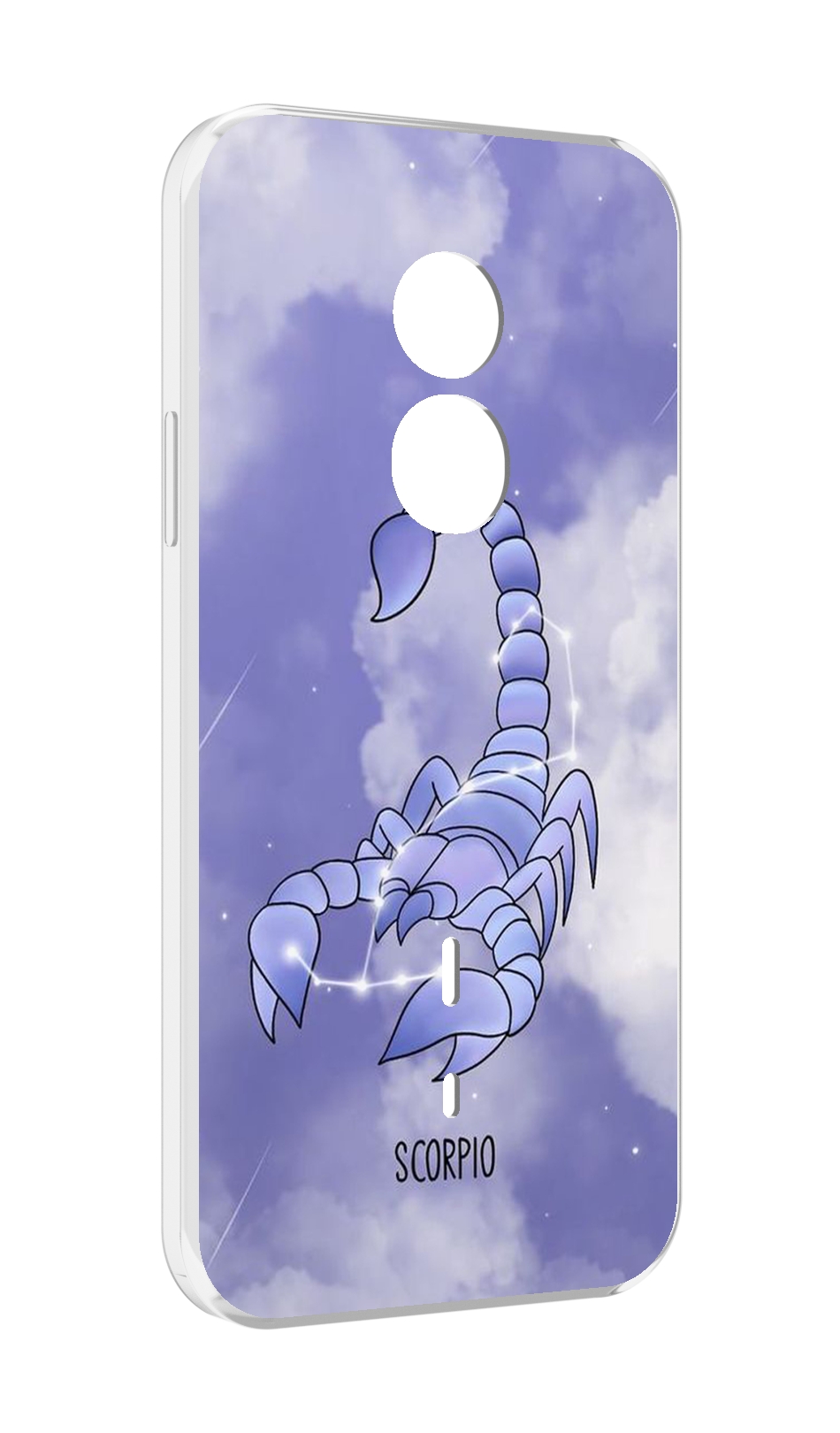 

Чехол MyPads знак зодиака скорпион 2 для Doogee S51, Прозрачный, Tocco