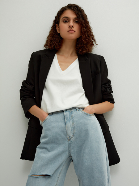 

Футболка женская ZARINA 2265548455 белая XS, 2265548455