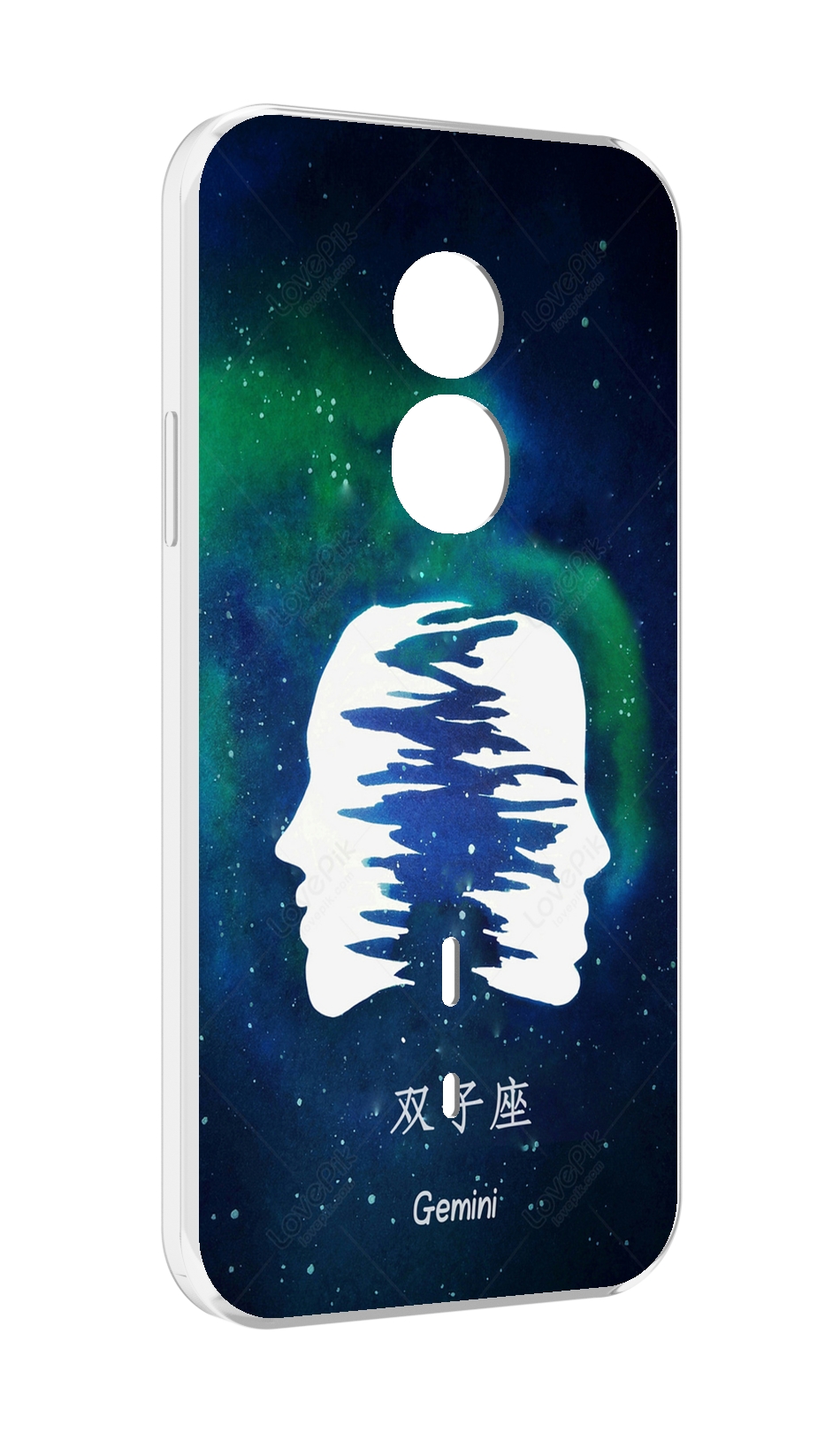 

Чехол MyPads знак зодиака близнецы 6 для Doogee S51, Прозрачный, Tocco