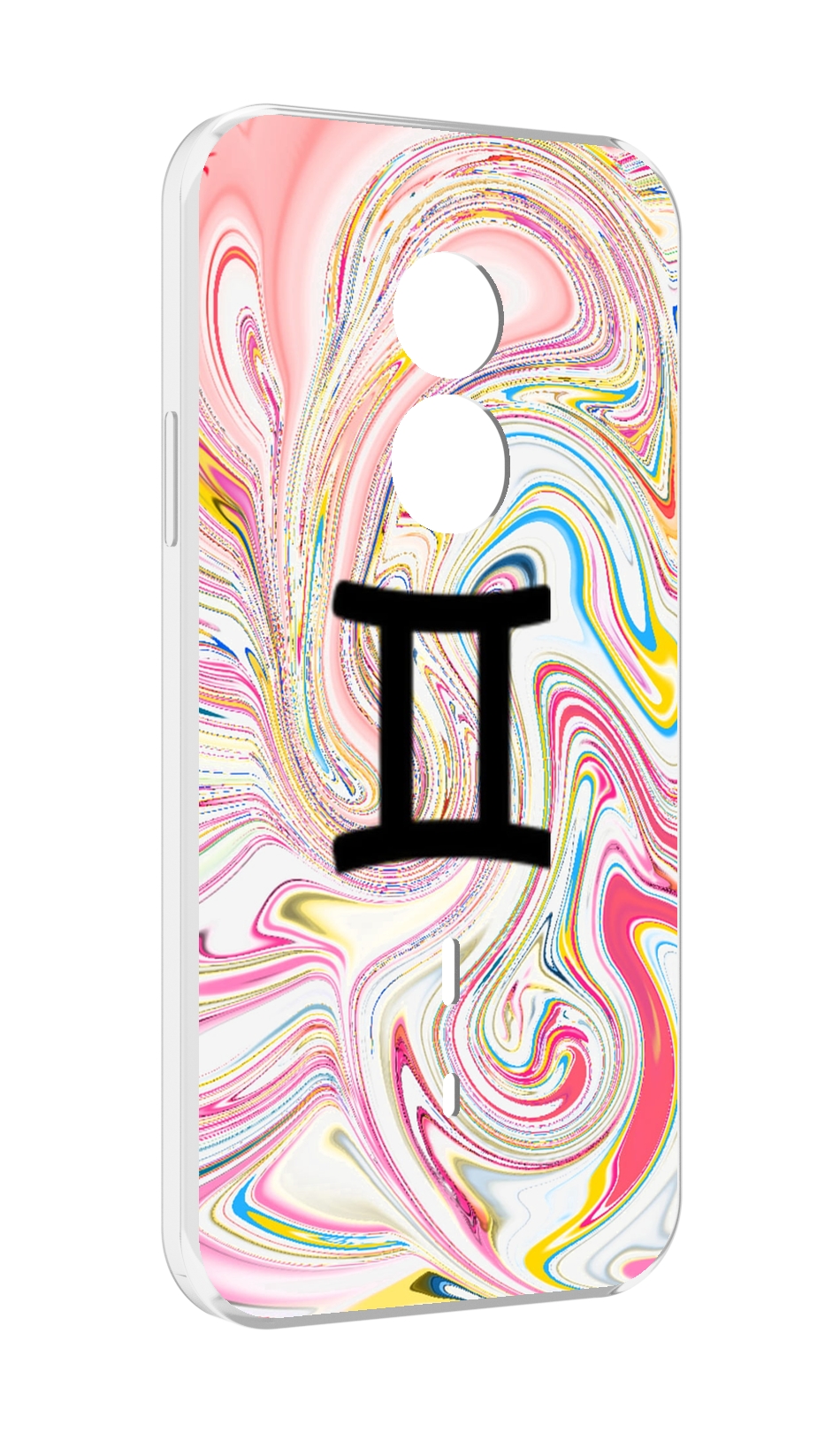 

Чехол MyPads знак зодиака близнецы 2 для Doogee S51, Прозрачный, Tocco