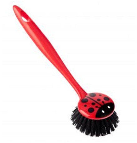 

Щётка с рисунком для мытья посуды Frying Pan Cleaner (Цвет: Красный )