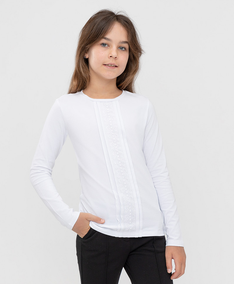 фото Футболка белая button blue 140