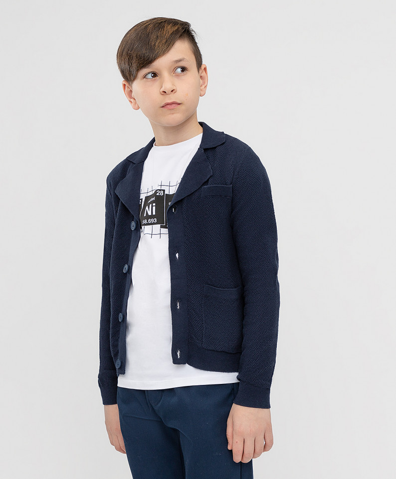 

Кардиган синий Button Blue 164, 221BBBS35021000
