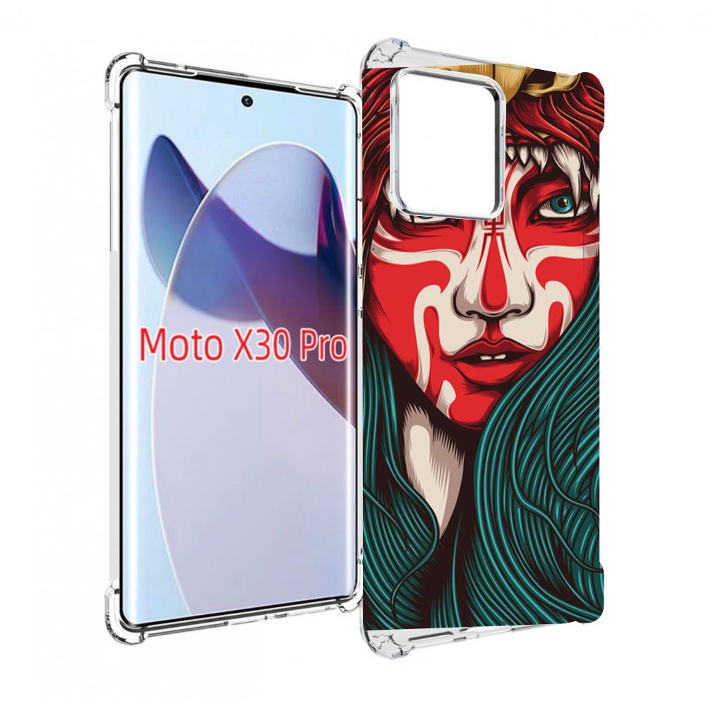 

Чехол MyPads девушка-в-маскировке для Motorola Moto X30 Pro, Прозрачный, Tocco