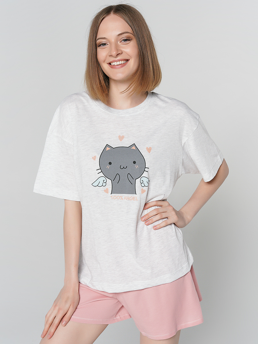 

Пижама женская ТВОЕ 80374 белая XS, 80374