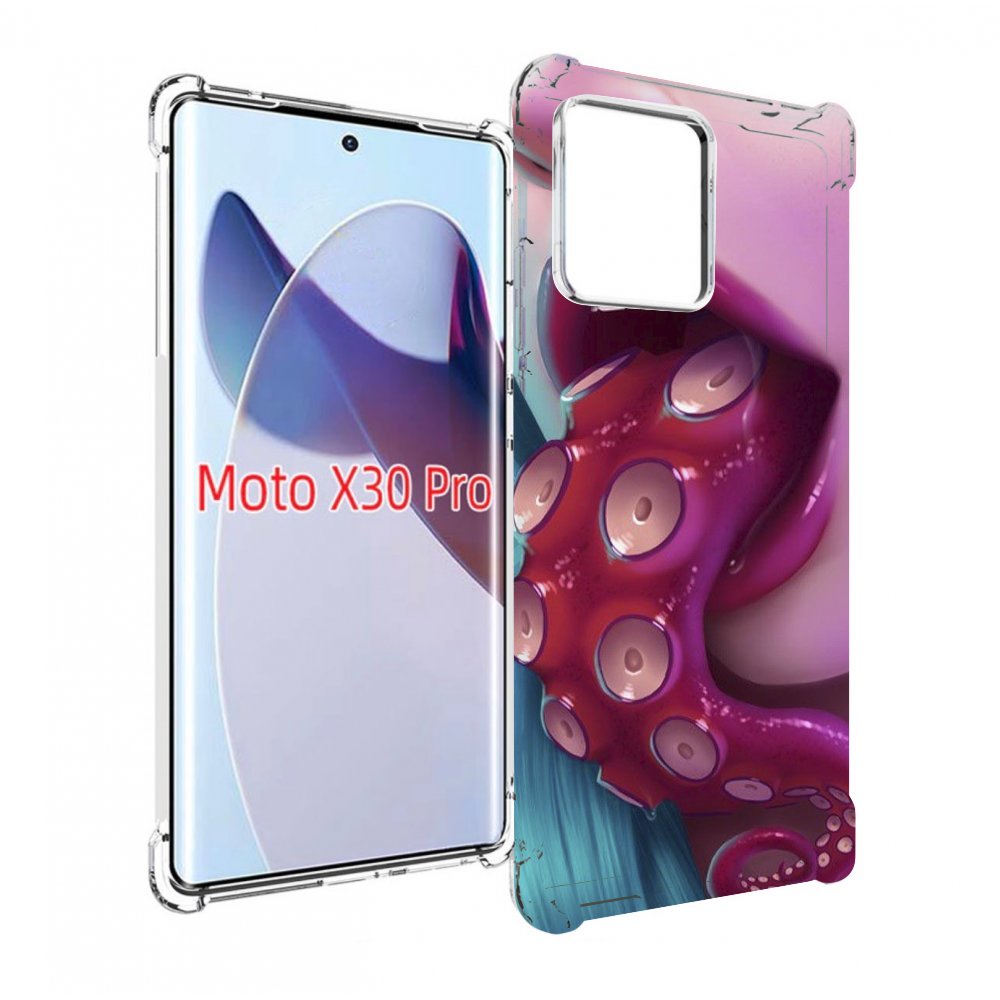 

Чехол MyPads девушка с щупальцой женский для Motorola Moto X30 Pro, Прозрачный, Tocco