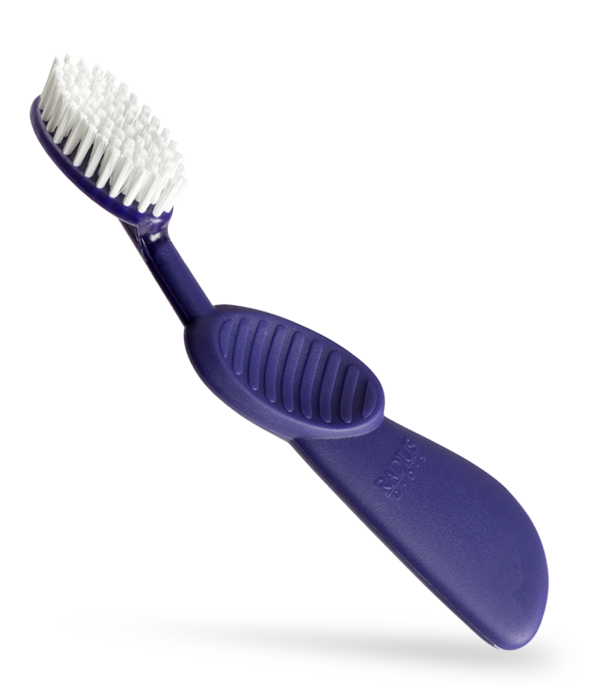 фото Зубная щетка для правшей radius flex brush фиолетовый/белый