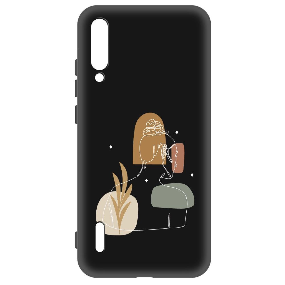 

Чехол-накладка Krutoff Soft Case Таинственность для Xiaomi Mi A3 черный