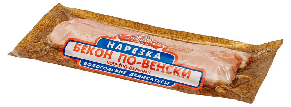 

Бекон Агромясопром По-венски варено-копченый нарезка 200 г
