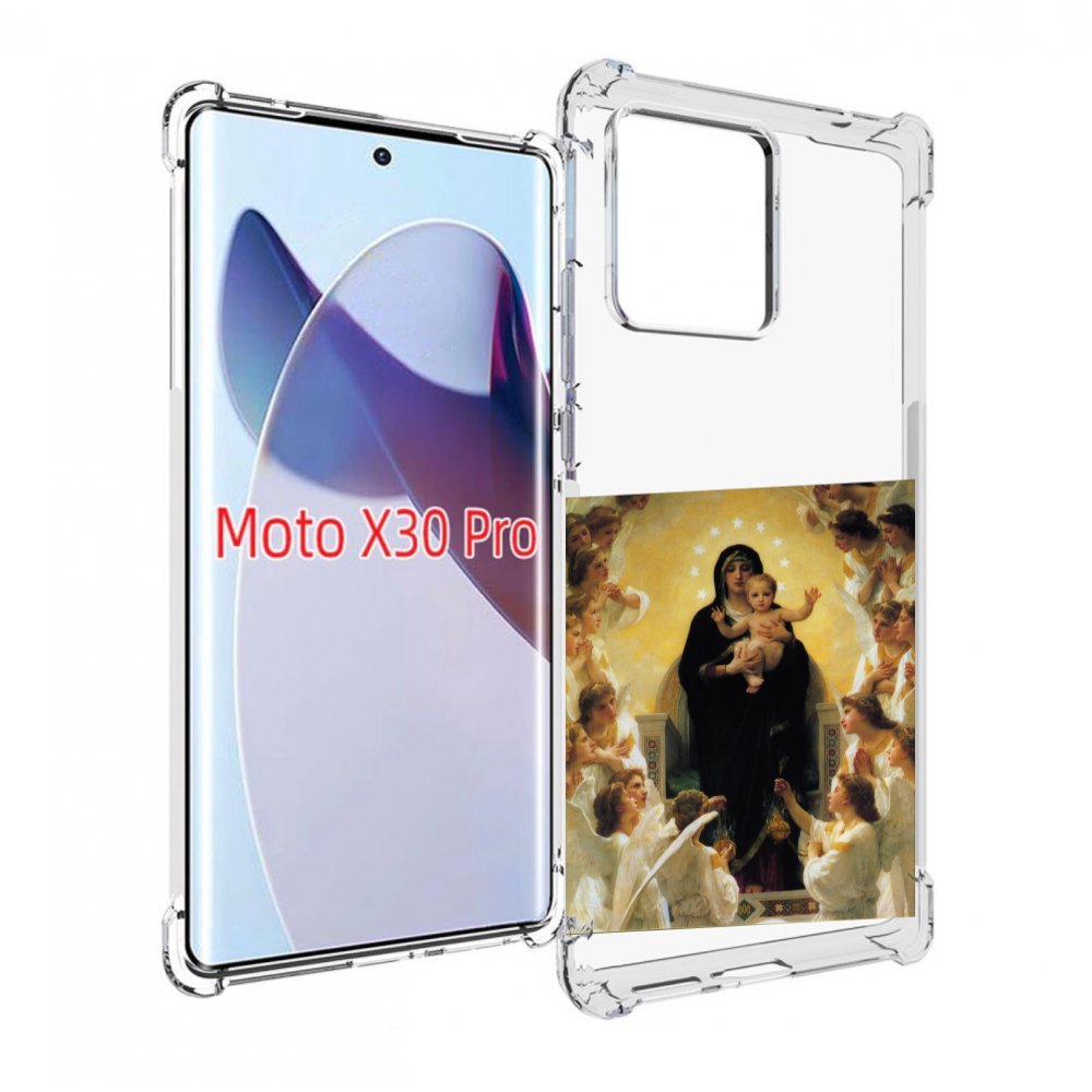 

Чехол MyPads дева-мария для Motorola Moto X30 Pro, Прозрачный, Tocco