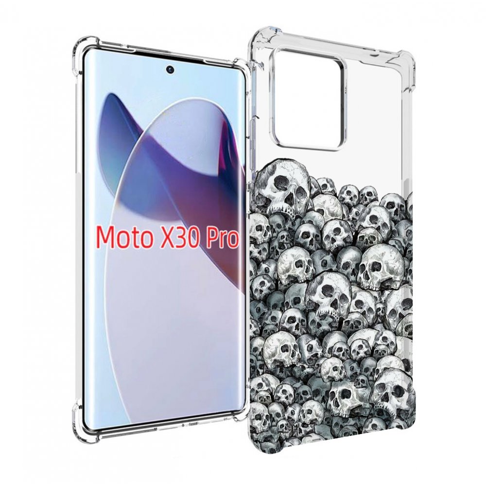 

Чехол MyPads гора из черепов для Motorola Moto X30 Pro, Прозрачный, Tocco