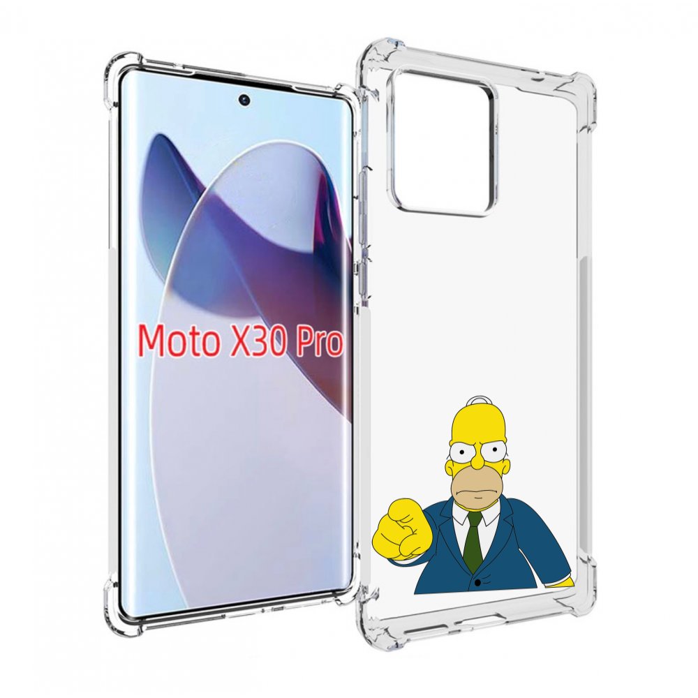 

Чехол MyPads гомер-злой для Motorola Moto X30 Pro, Прозрачный, Tocco
