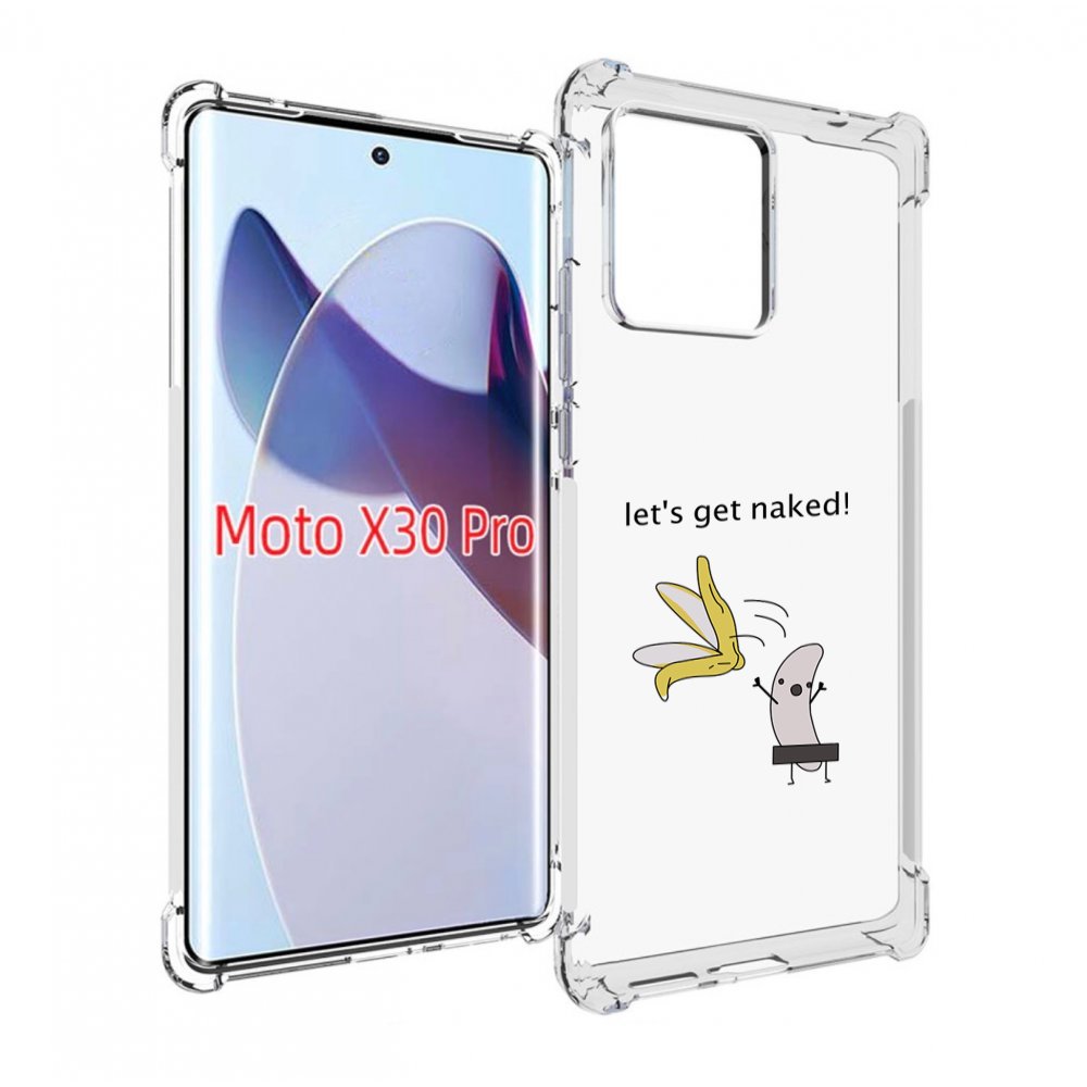 

Чехол MyPads голый-банан для Motorola Moto X30 Pro, Прозрачный, Tocco