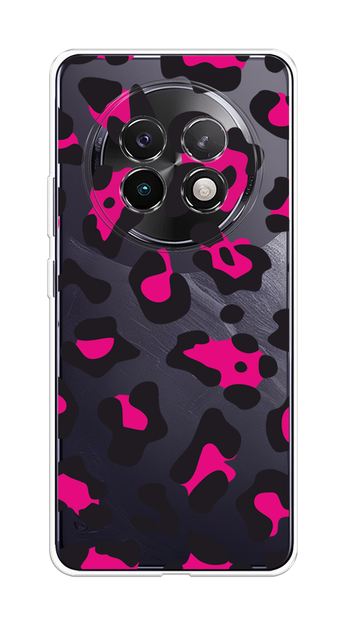 

Чехол на Realme 13+ "Pink cow spots", Черный;розовый, 2518750-1