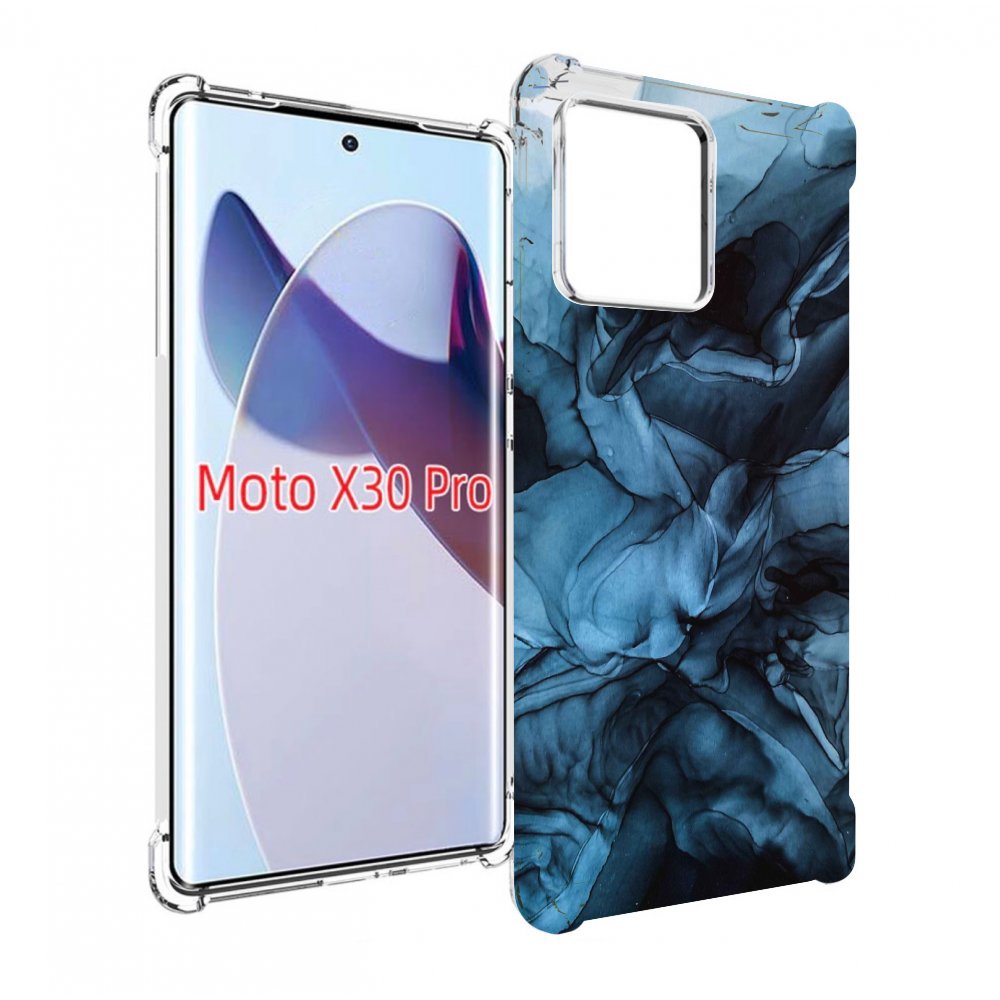 

Чехол MyPads голубой дымок для Motorola Moto X30 Pro, Прозрачный, Tocco