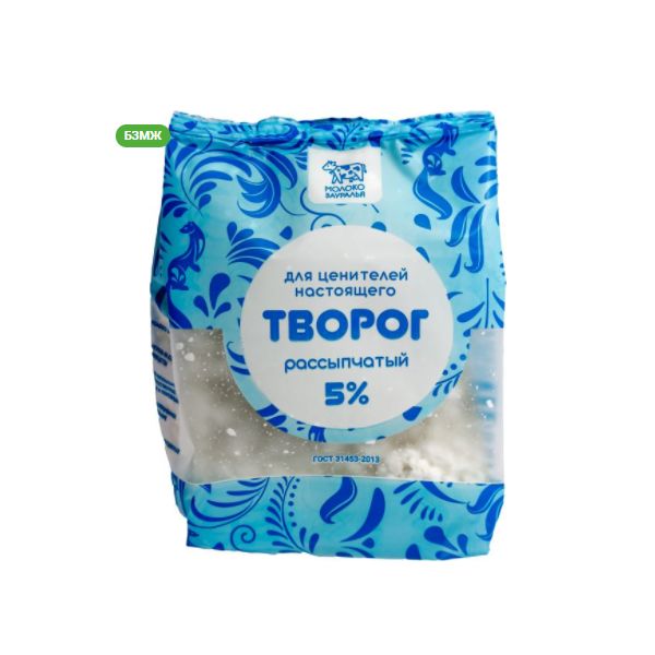 фото Творог молоко зауралья 5% бзмж 200 г