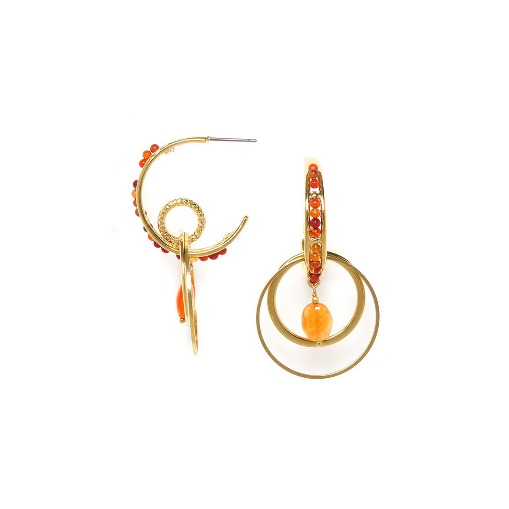 

Серьги из бижутерного сплава с агатом Nature Bijoux NB23.1-12-78361, NB23.1-12-78361