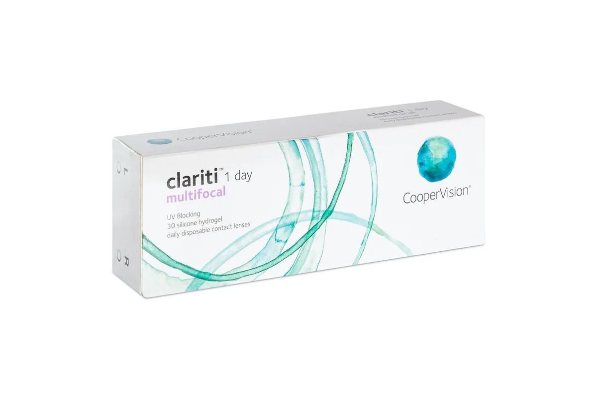 Купить Clariti 1-day multifocal HIGH 30 линз, Контактные линзы CooperVision clariti 1-day multifocal 30 линз R 8, 6 -5.25 ADD HIGH, силикон-гидрогель