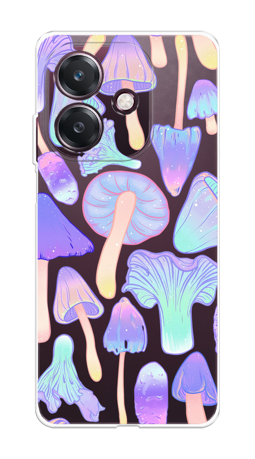 

Чехол на Oppo A3 "Пастельные грибы", Фиолетовый;голубой, 2518650-1