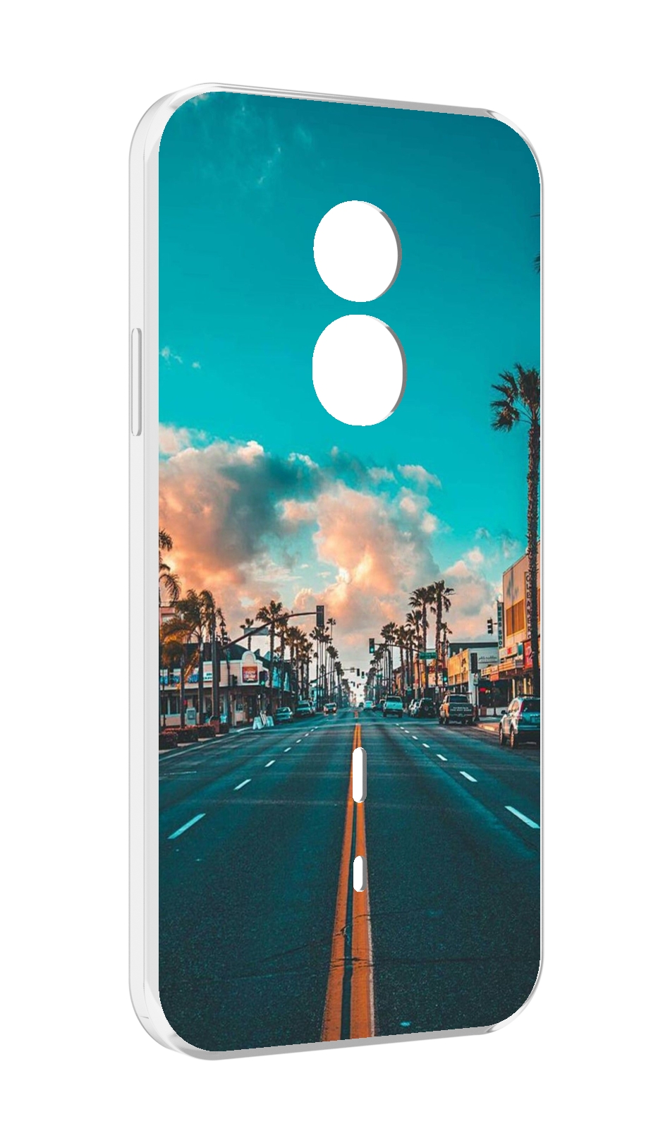 

Чехол MyPads дорога-в-лос-анджелес для Doogee S51, Прозрачный, Tocco