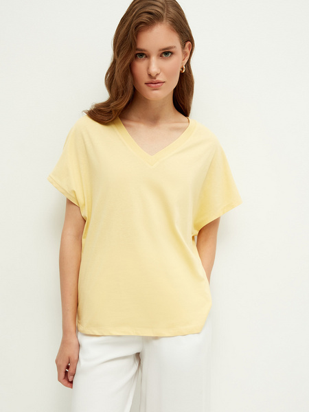 

Футболка женская ZARINA 2265507411 желтая M, 2265507411