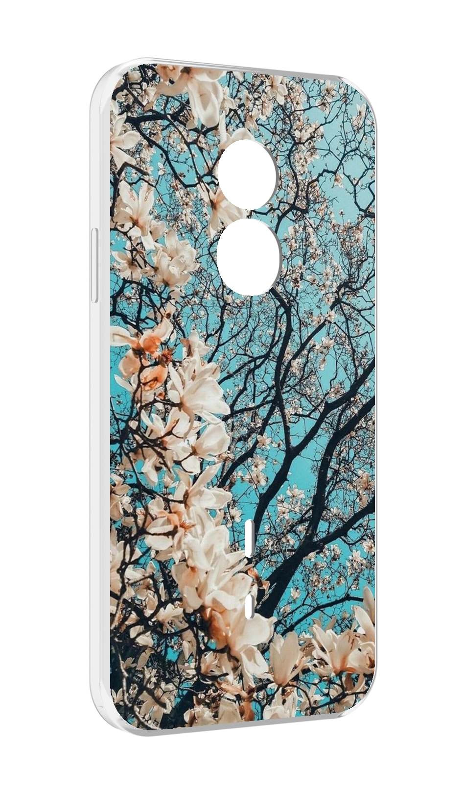 

Чехол MyPads дерево-с-цветочками для Doogee S51, Прозрачный, Tocco