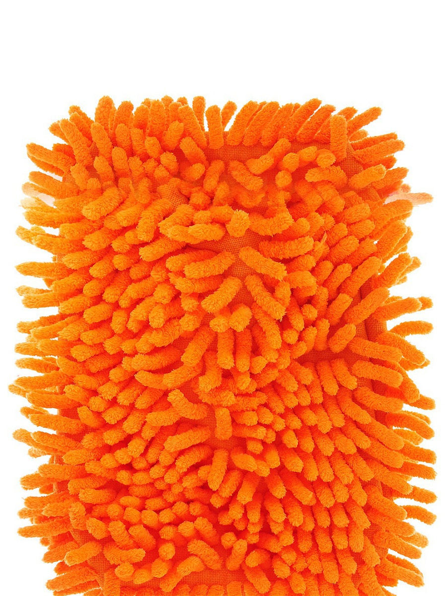 фото Тряпка - рукавица из микрофибры super mitt (цвет: оранжевый ) nobrand