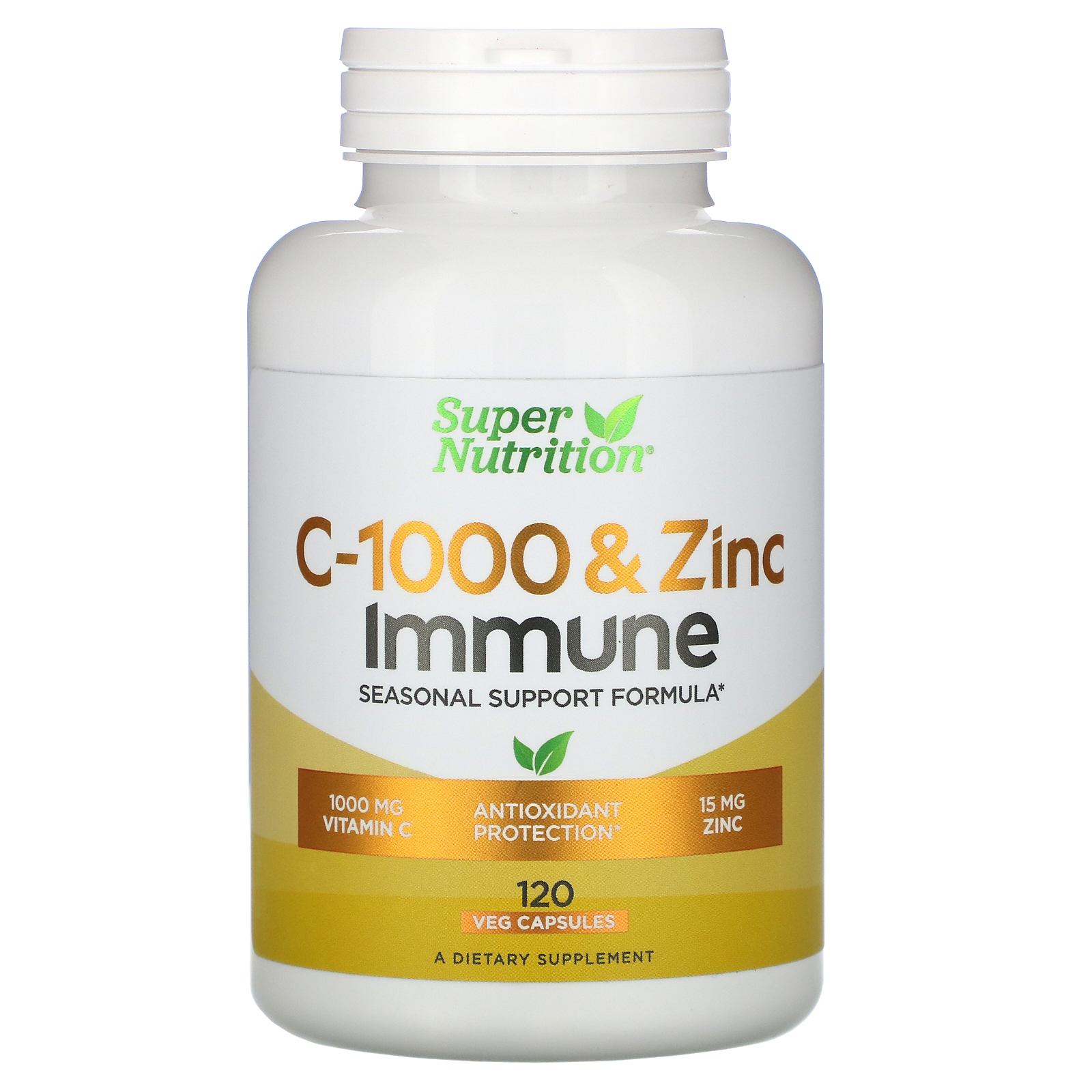 

C-1000 & Zinc Immune Super Nutrition капсулы 120 шт., C-1000 & Zinc Immune