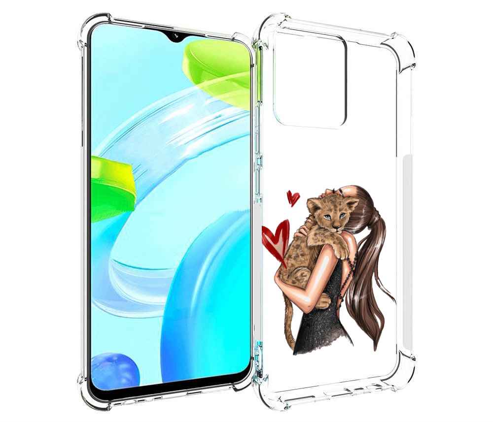 Чехол MyPads Кошачья-любовь для Tecno Phantom X2