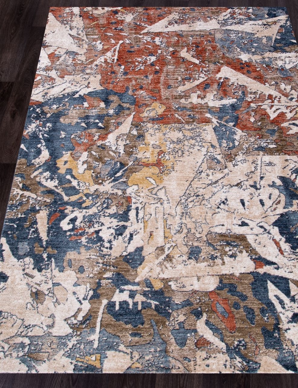 фото Ковер zeus b3576a green/brick algan